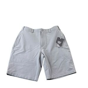 Mack Weldon Gray Radius Performance Flat Front Chino Short Size M NWT